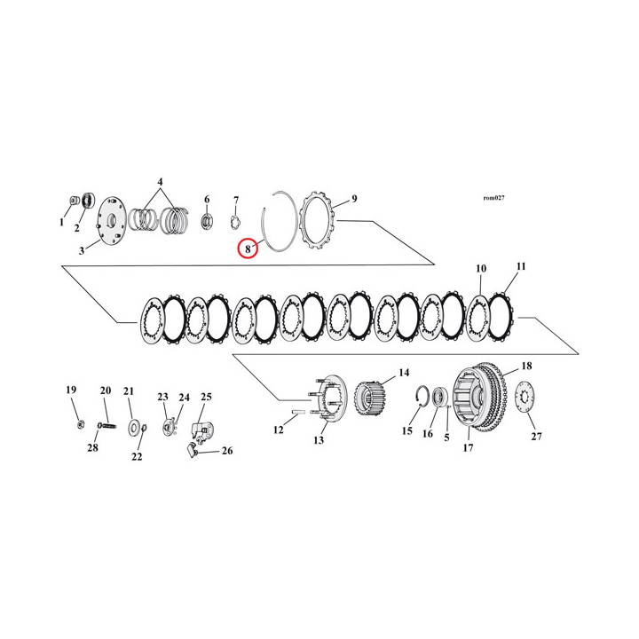 RETAINING RING, CLUTCH PLATES