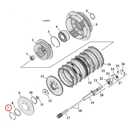 RETAINING RING, CLUTCH