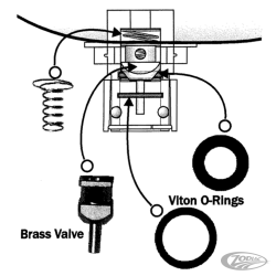 FUEL TOOL CHECK VALVE REBUILD PARTS