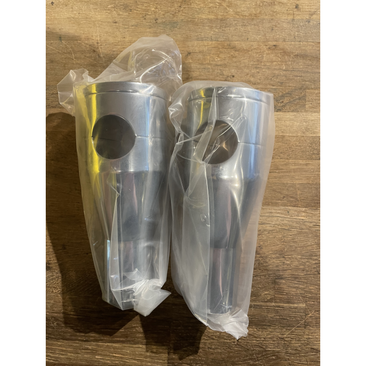 TWIST-TOP PANHEAD STYLE RISERS. CHROME, 4" RISE