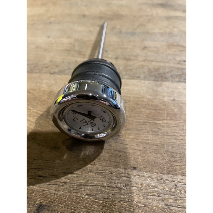 OIL TANK DIPSTICK WITH TEMP. GAUGE WHITE