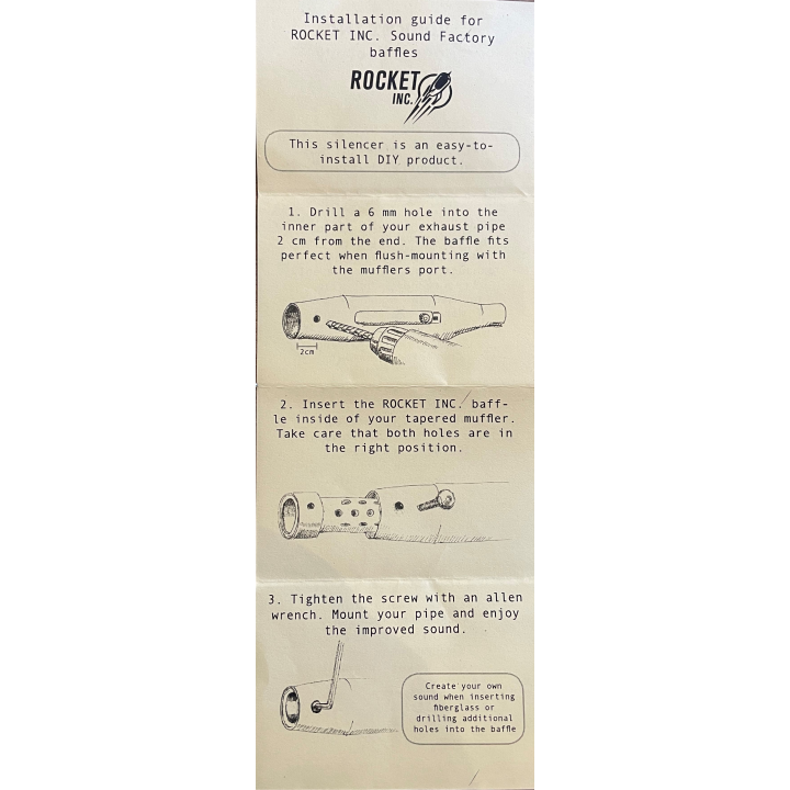 Baffle ROCKET INC. Sound Factory dB-Eater