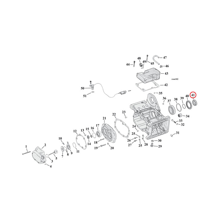 SPACER, TRANSM. PULLEY  L85-06