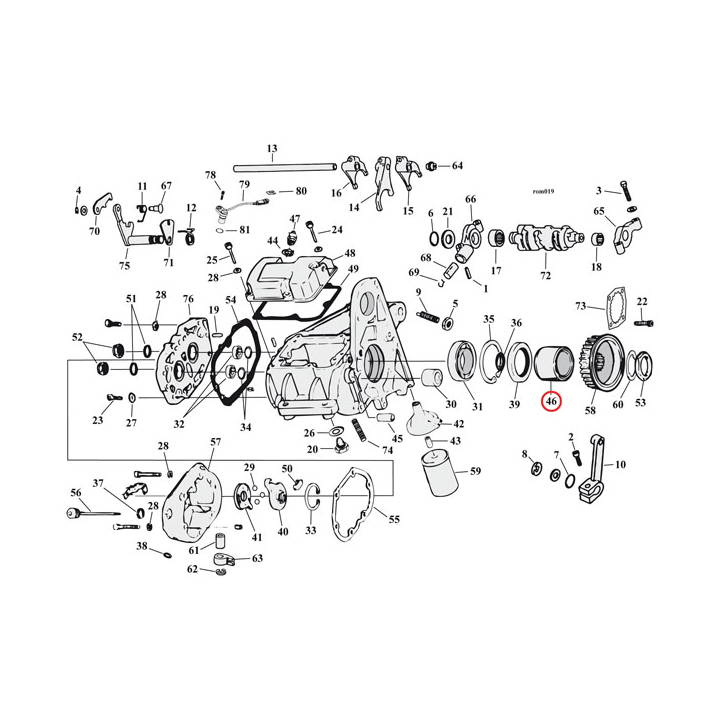 SPACER, TRANSM. PULLEY  L85-06