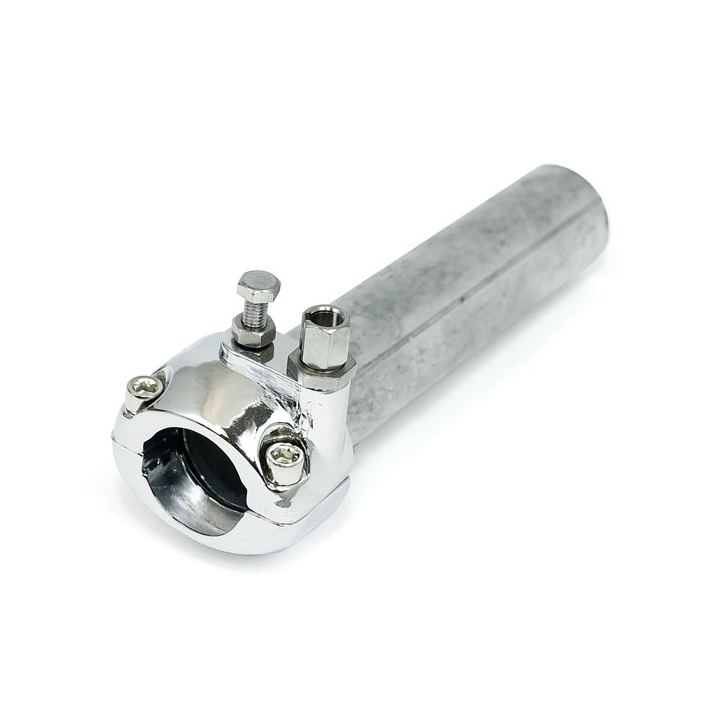 UNIVERSAL METAL THROTTLE GRIP 1"/25,4MM HANDLEBARS, BLACK or chrom