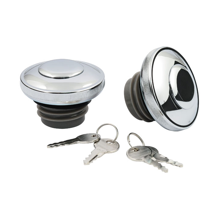 Gas cap set with lock