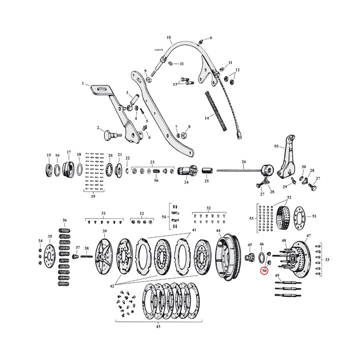BEARING RETAINER SPRINGS 41-E84