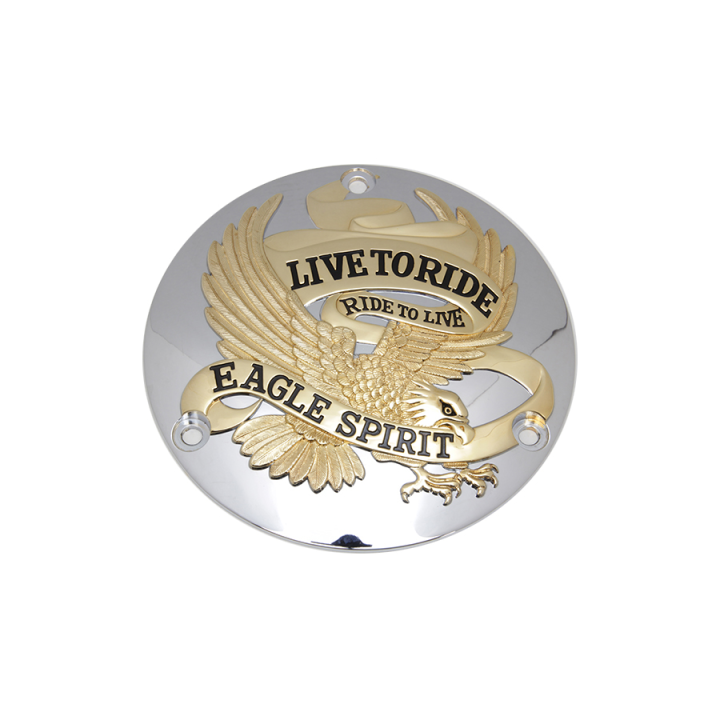 Eagle Spirit Derby Cover Gold/chrom 70-99