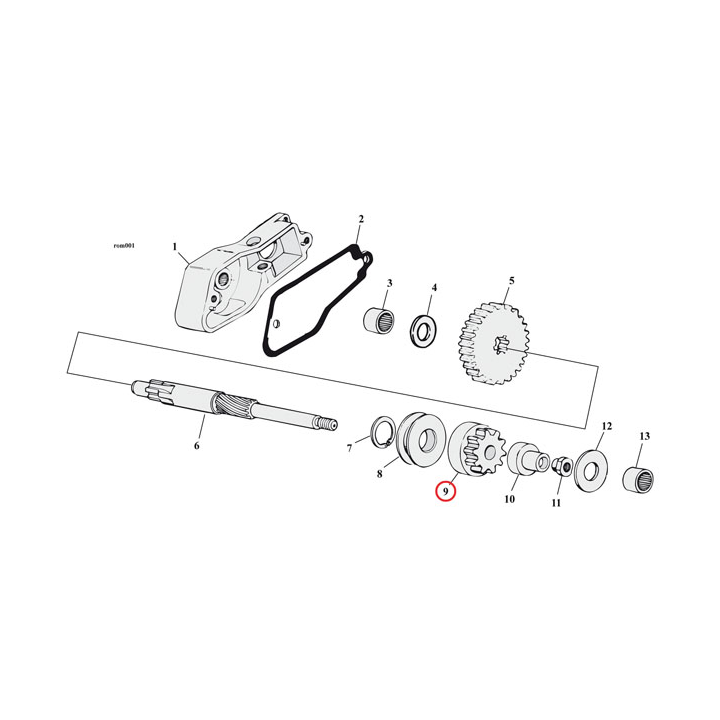 SPYKE, STARTER GEAR. HEAVY DUTY