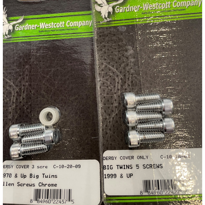 Derby cover screws.