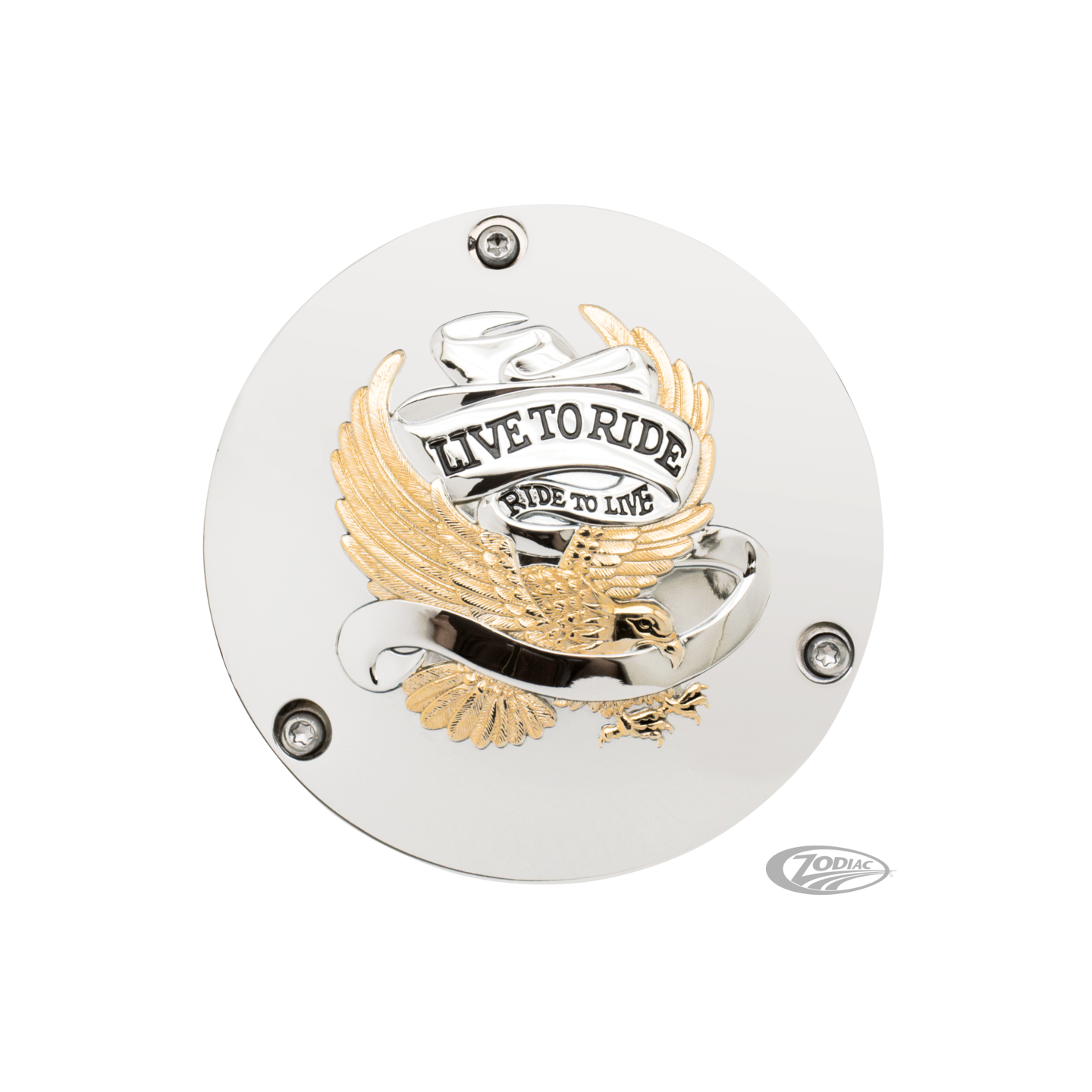 Derby Cover Iron Cross - Harley Davidson Umbauten