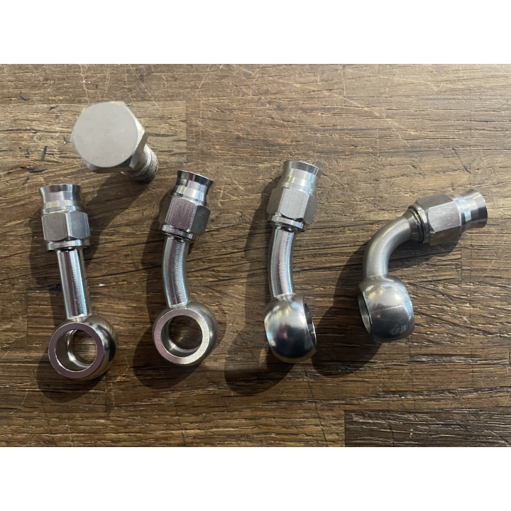 Bremse fittings Rustfri stål