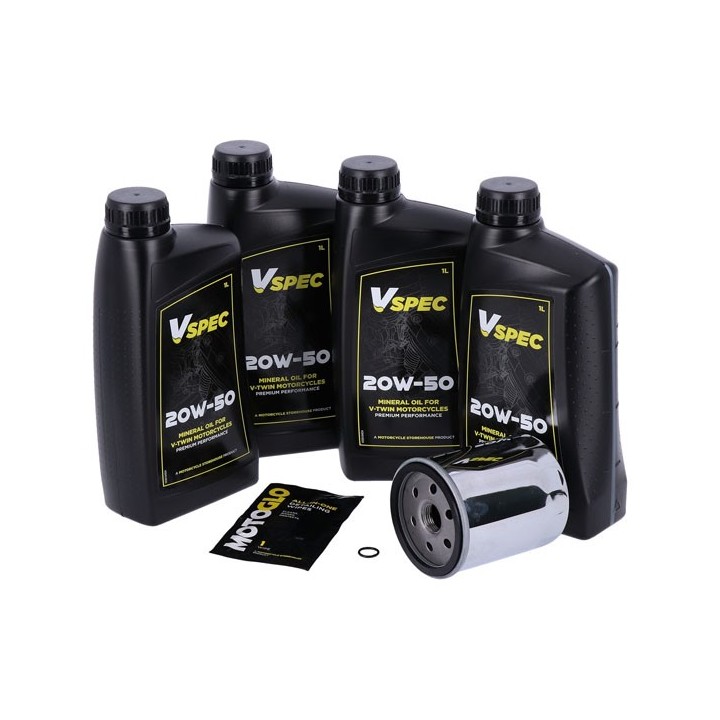 MCS, engine oil service kit. 20W-50 Mineral