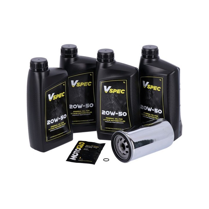 MCS, engine oil service kit. 20W-50 Mineral