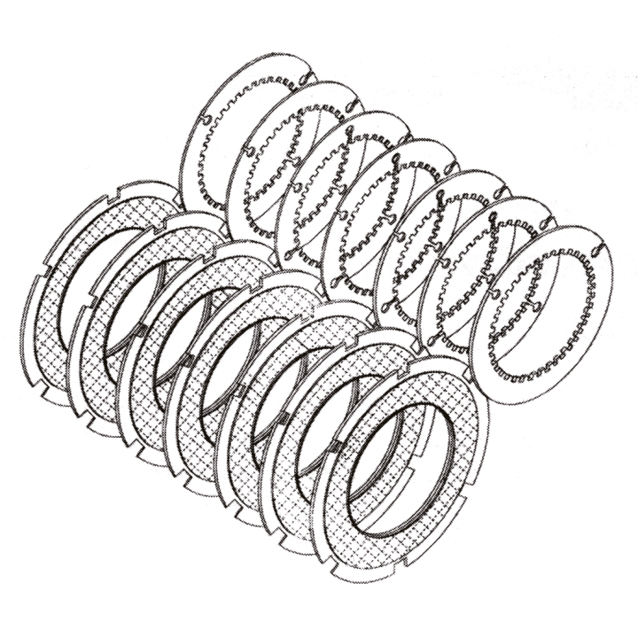 1 sæt forbedret kobling plader.