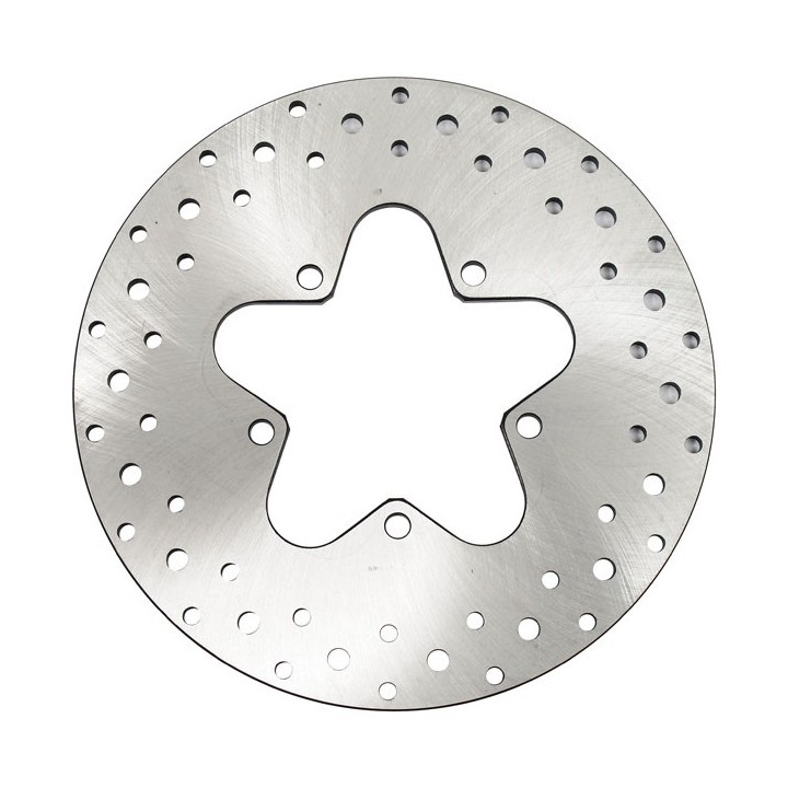 Brake rotor drilled rear, 86-99 FLT/Touring