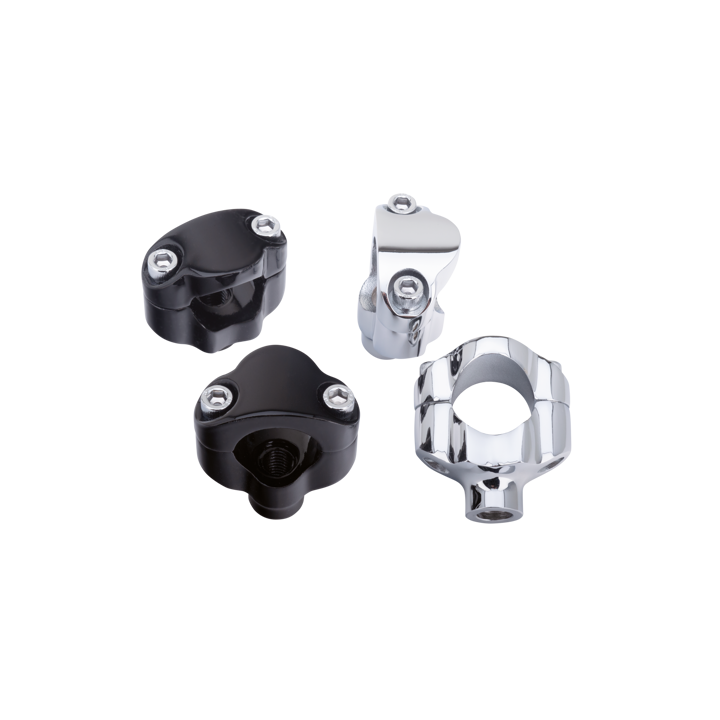 FXSTC STYLE SHORTY RISER SETS FOR 1 1/4" FAT BAR