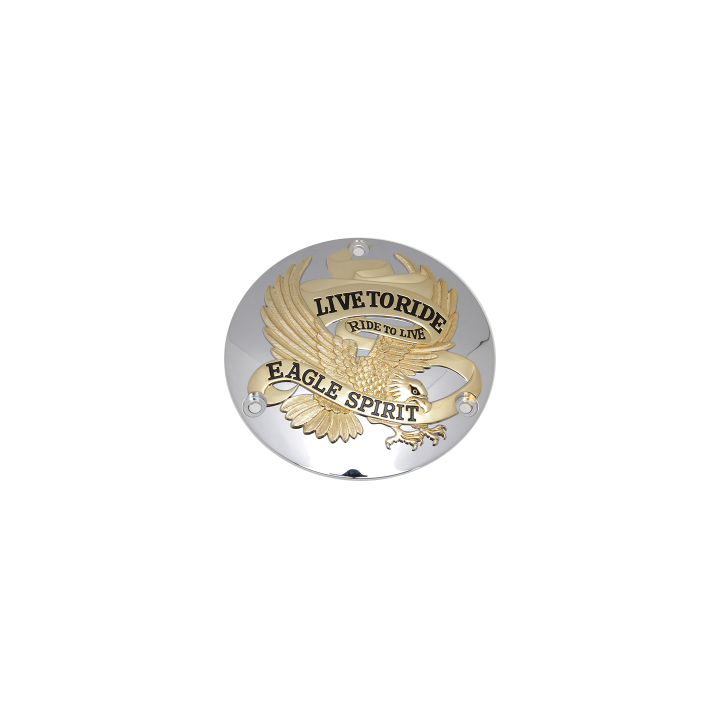 Eagle Spirit Derby Cover Gold/chrom 70-99