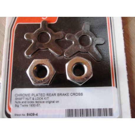 BRAKE SHAFT LOCK & NUT KIT